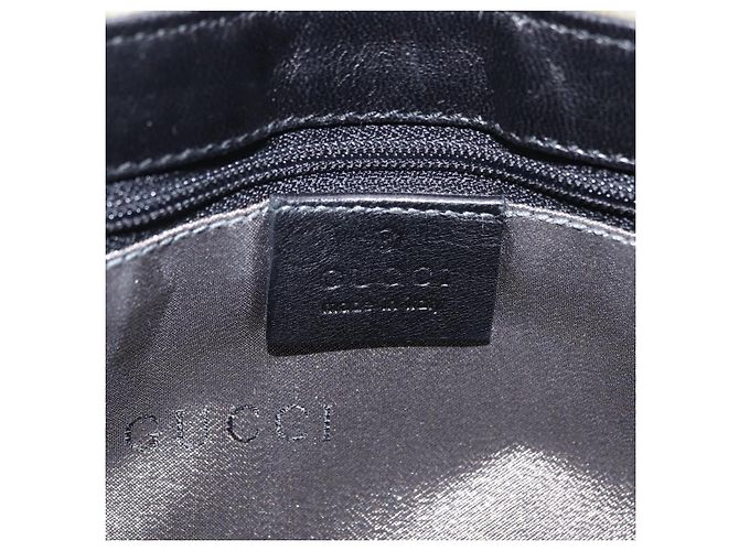 Borsa a Tracolla GUCCI Velluto Beige Argento 001 3829 Auth 206290A - vista 26