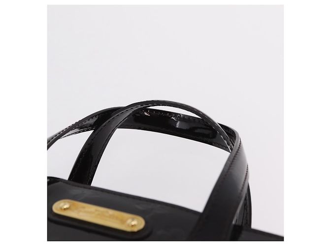LOUIS VUITTON Monogram Vernis Wilshire PM Hand Bag Amarante M93641 Auth 206294A Bordò - vista 14
