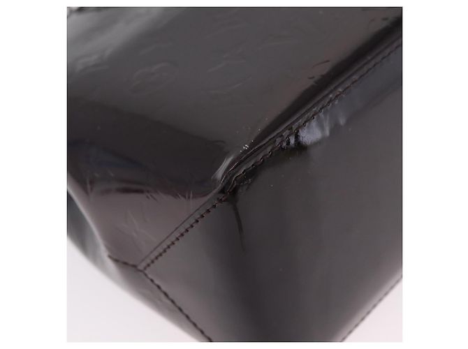 LOUIS VUITTON Monogram Vernis Wilshire PM Hand Bag Amarante M93641 Auth 206294A Bordò - vista 17