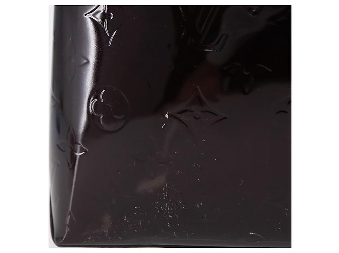 LOUIS VUITTON Monogram Vernis Wilshire PM Hand Bag Amarante M93641 Auth 206294A Bordò - vista 2