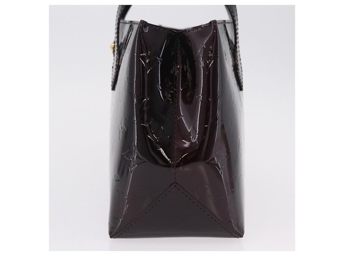 LOUIS VUITTON Monogram Vernis Wilshire PM Hand Bag Amarante M93641 Auth 206294A Bordò - vista 5