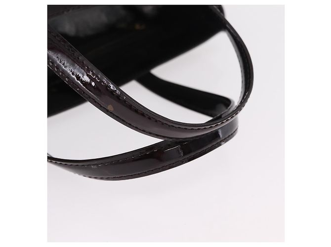 LOUIS VUITTON Monogram Vernis Wilshire PM Hand Bag Amarante M93641 Auth 206294A Bordò - vista 9