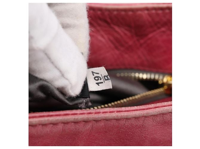 Miu Miu Handtasche Leder 2way Rosa Goldfarben Auth bs37260V Pink - Ansicht 12