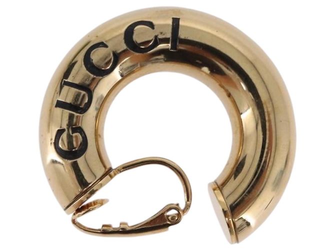 GUCCI Ohrringe Metall Gold Tone Auth bs37288V - Ansicht 2