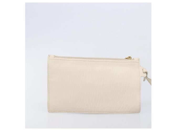 Borsa Tote Miu Miu Raffia Beige Gold Auth 205999A D'oro - vista 23