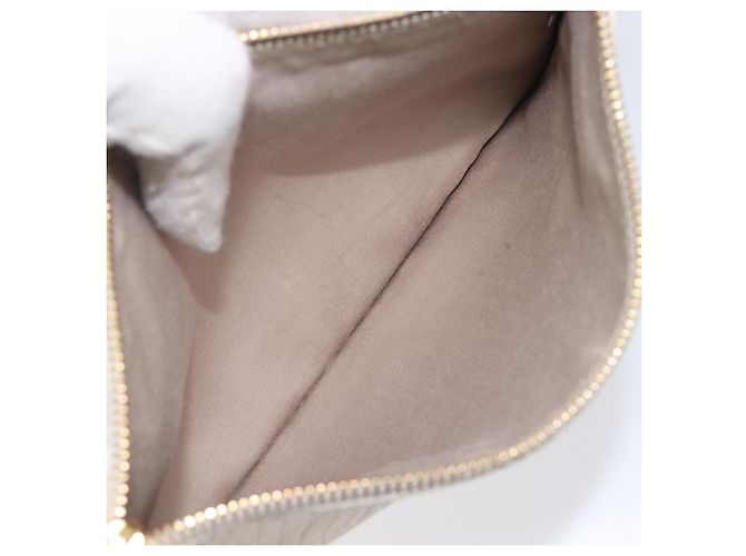 Borsa Tote Miu Miu Raffia Beige Gold Auth 205999A D'oro - vista 24