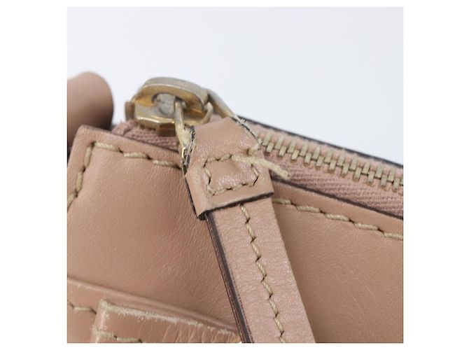 Borsa a tracolla GUCCI GG Canvas Mayfair Beige Gold 257065 Auth 206073V D'oro - vista 10