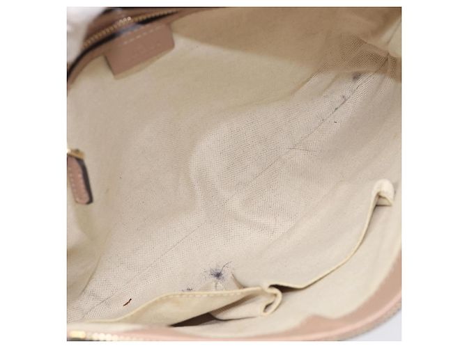 Borsa a tracolla GUCCI GG Canvas Mayfair Beige Gold 257065 Auth 206073V D'oro - vista 11