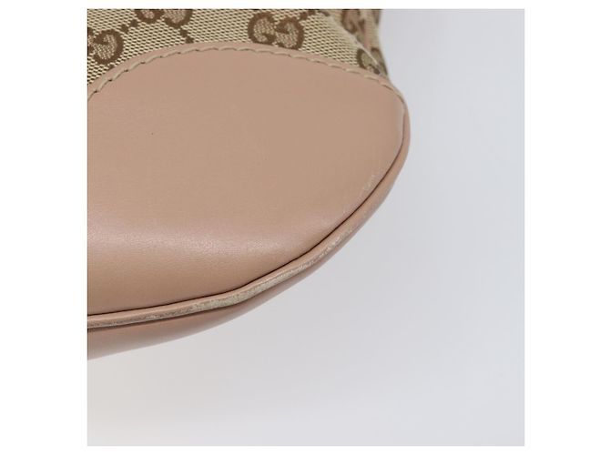 Borsa a tracolla GUCCI GG Canvas Mayfair Beige Gold 257065 Auth 206073V D'oro - vista 18