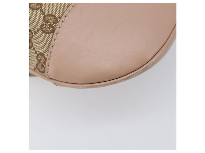 Borsa a tracolla GUCCI GG Canvas Mayfair Beige Gold 257065 Auth 206073V D'oro - vista 19