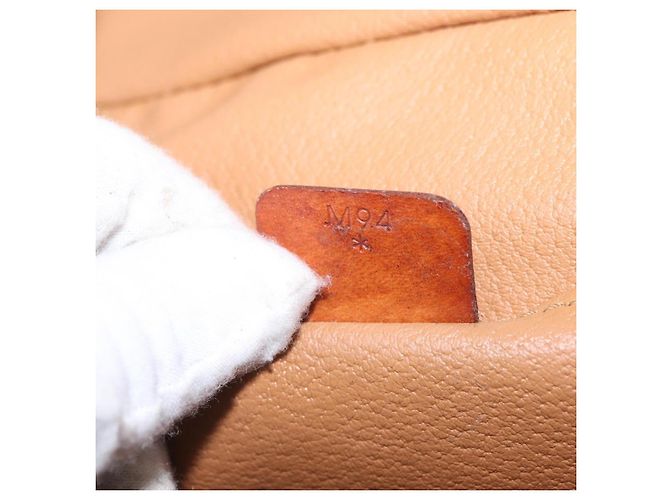 Céline CELINE Macadam Canvas Vanity Handtasche PVC Leather 2way Brown Gold Auth ep16269 Braun Golden - Ansicht 12