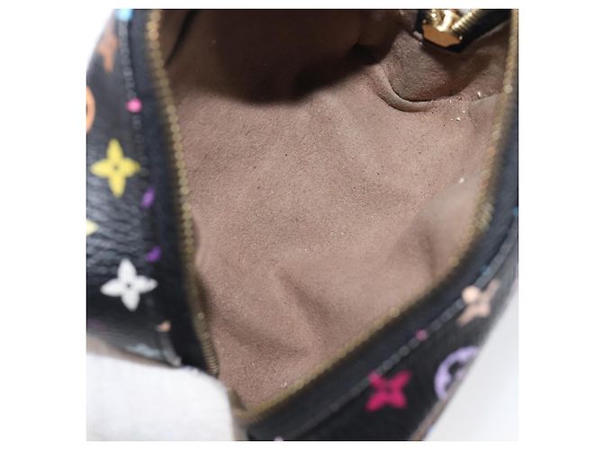 LOUIS VUITTON Monogram Multicolor Trousse Wapity Pouch Black M58034 Auth 206275A Nero - vista 11