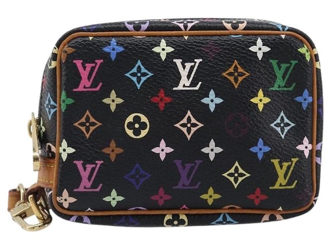 LOUIS VUITTON Monogram Multicolor Trousse Wapity Pouch Black M58034 Auth 206275A Nero - vista 13