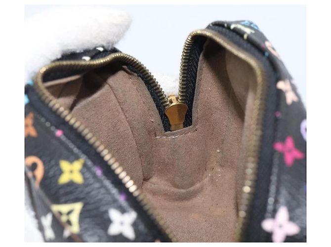 LOUIS VUITTON Monogram Multicolor Trousse Wapity Pouch Black M58034 Auth 206275A Nero - vista 18