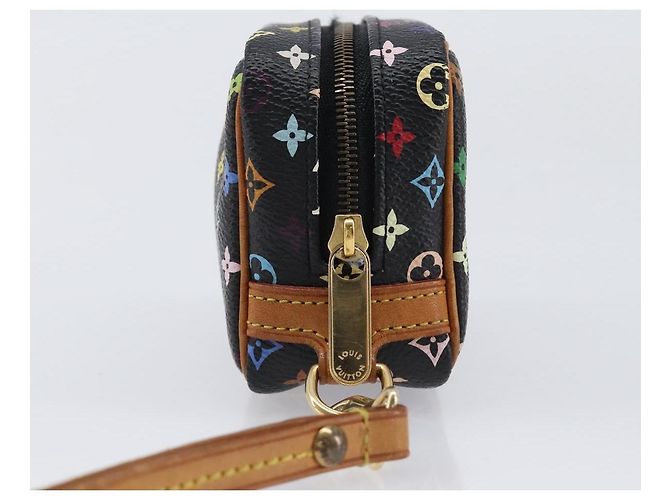 LOUIS VUITTON Monogram Multicolor Trousse Wapity Pouch Black M58034 Auth 206275A Nero - vista 4