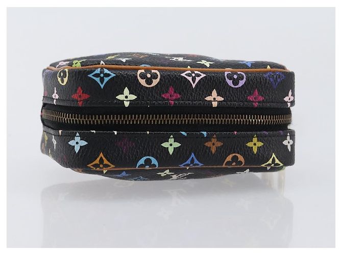 LOUIS VUITTON Monogram Multicolor Trousse Wapity Pouch Black M58034 Auth 206275A Nero - vista 5