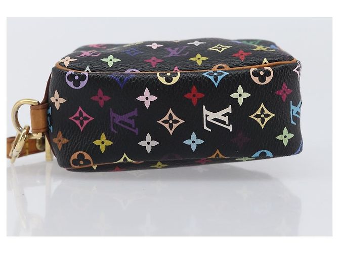 LOUIS VUITTON Monogram Multicolor Trousse Wapity Pouch Black M58034 Auth 206275A Nero - vista 6