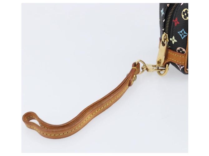 LOUIS VUITTON Monogram Multicolor Trousse Wapity Pouch Black M58034 Auth 206275A Nero - vista 8