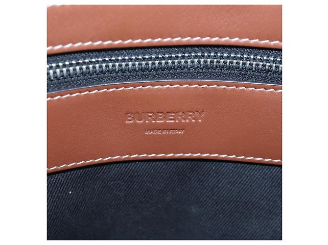 BURBERRY Monogram Summer Rucksack PVC Canvas Blue Silver Auth 202677M Silber Blau - Ansicht 25