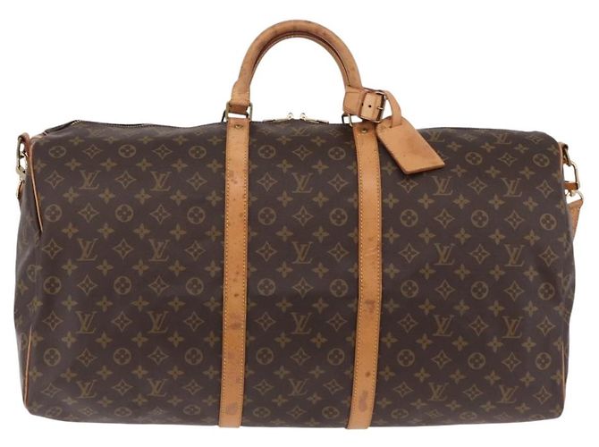 LOUIS VUITTON Monogram Keepall Bandouliere 60 Boston Bag M41412 LV Auth ka6301 Monograma - vista 13