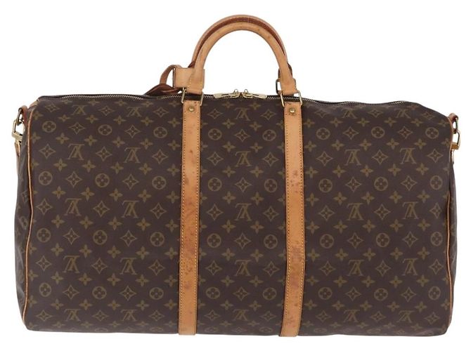 LOUIS VUITTON Monogram Keepall Bandouliere 60 Boston Bag M41412 LV Auth ka6301 Monograma - vista 4