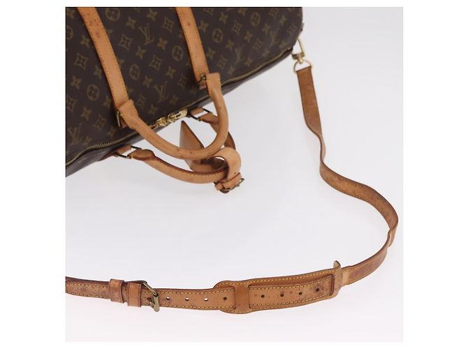 LOUIS VUITTON Monogram Keepall Bandouliere 60 Boston Bag M41412 LV Auth ka6301 Monograma - vista 9