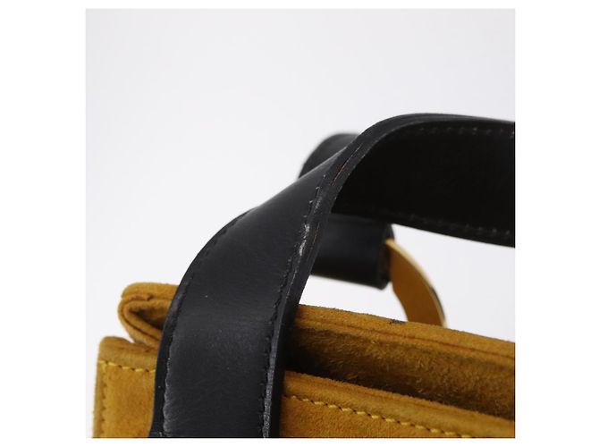 Céline CELINE Tote Bag Suede Yellow Gold Auth ka6374 Golden Gelb - Ansicht 10