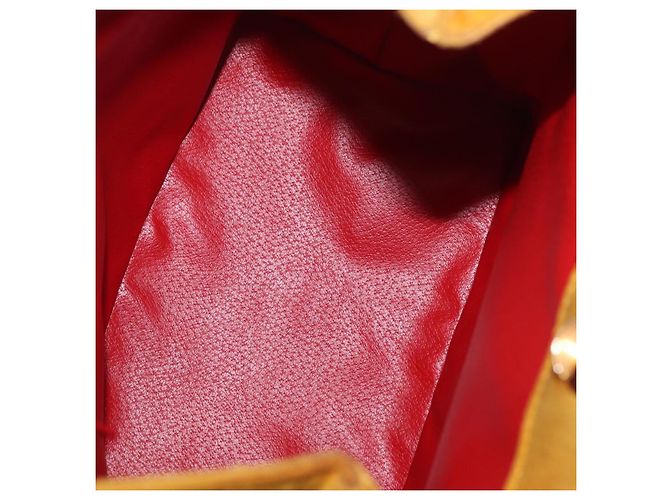 Céline CELINE Tote Bag Suede Yellow Gold Auth ka6374 Golden Gelb - Ansicht 11