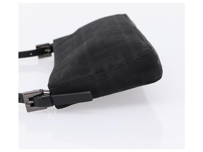 FENDI Zucca Canvas Accessory Pouch Black Silver 8BR041 Auth mr3012V Silvery - view 3