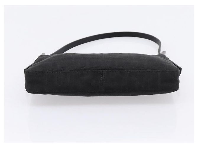 FENDI Zucca Canvas Accessory Pouch Black Silver 8BR041 Auth mr3012V Silvery - view 5