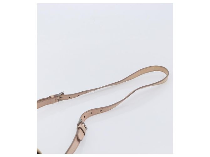 Bolso de hombro PRADA de piel beige plata Auth ep16017 - vista 14