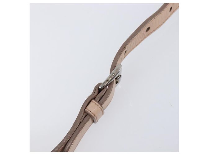 Bolso de hombro PRADA de piel beige plata Auth ep16017 - vista 16