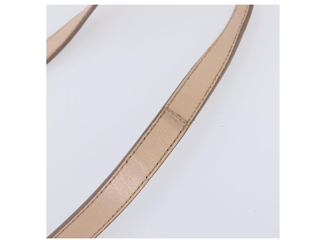 Bolso de hombro PRADA de piel beige plata Auth ep16017 - vista 17