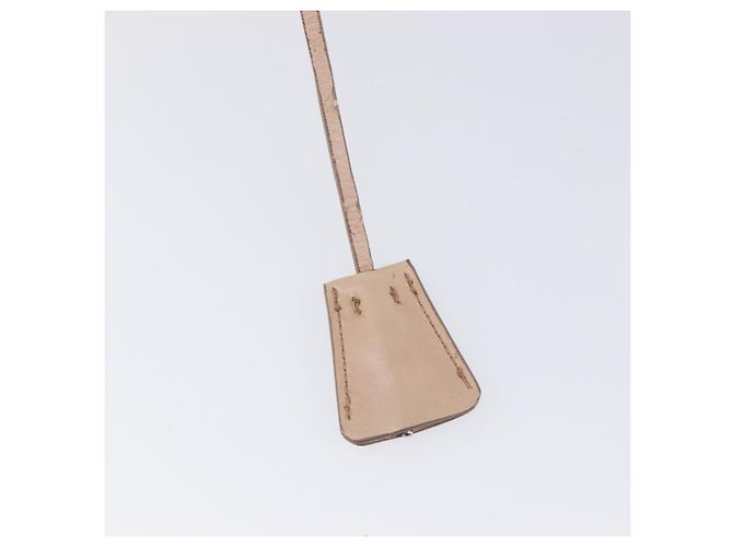 Bolso de hombro PRADA de piel beige plata Auth ep16017 - vista 35