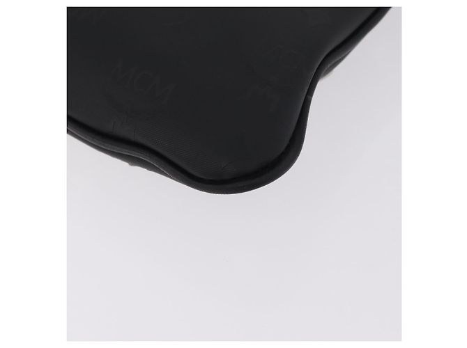 Borsa a pochette MCM Vicetos PVC Leather Black Silver Auth mr3058 Nero Argento - vista 16