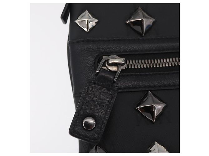 Borsa a pochette MCM Vicetos PVC Leather Black Silver Auth mr3058 Nero Argento - vista 17