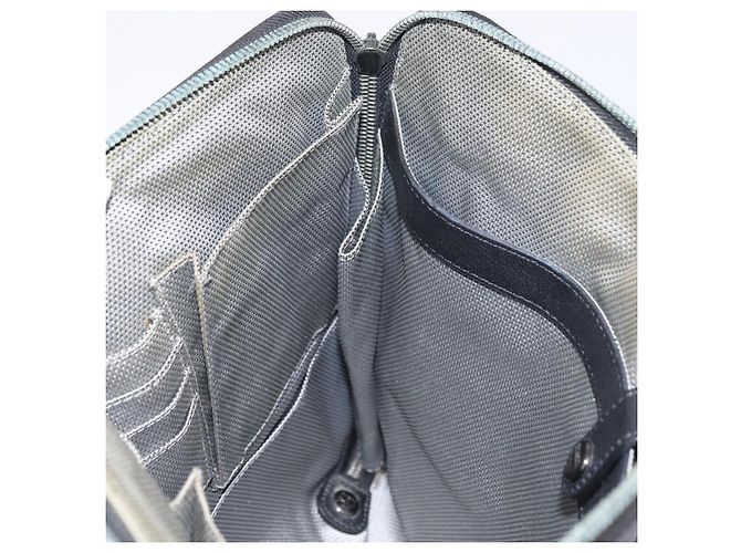 Borsa a pochette MCM Vicetos PVC Leather Black Silver Auth mr3058 Nero Argento - vista 18