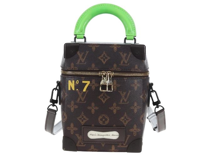 LOUIS VUITTON Monogram Vertical Box Trunk Shoulder Bag M59664 LV Auth bs37247 Monograma - vista 13