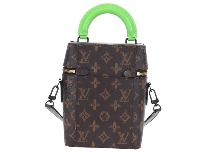 LOUIS VUITTON Monogram Vertical Box Trunk Shoulder Bag M59664 LV Auth bs37247 Monograma - vista 2