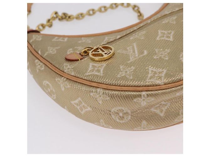 LOUIS VUITTON Monogram Laminated Jacquard Loop Bag Gold M22928 LV Auth 206273SAM Golden - Ansicht 19