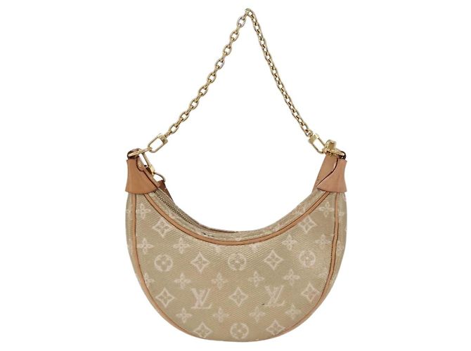 LOUIS VUITTON Monogram Laminated Jacquard Loop Bag Gold M22928 LV Auth 206273SAM Golden - Ansicht 2