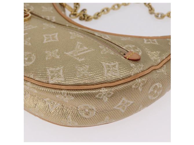 LOUIS VUITTON Monogram Laminated Jacquard Loop Bag Gold M22928 LV Auth 206273SAM Golden - Ansicht 20