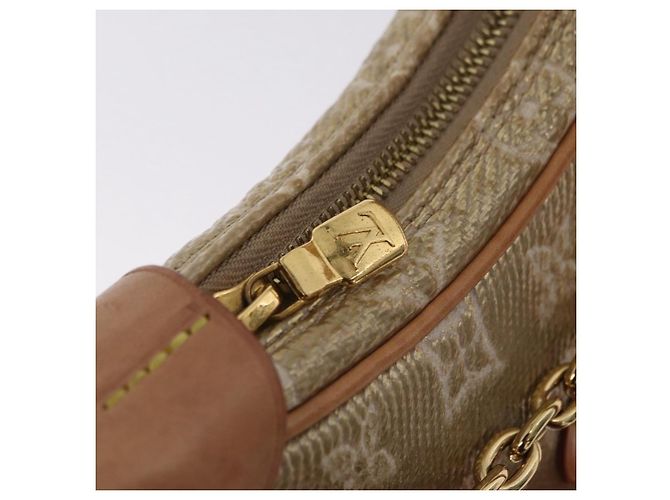 LOUIS VUITTON Monogram Laminated Jacquard Loop Bag Gold M22928 LV Auth 206273SAM Golden - Ansicht 26