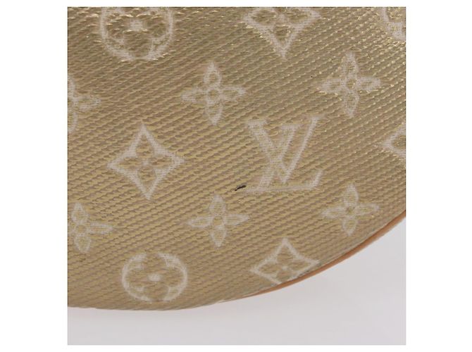 LOUIS VUITTON Monogram Laminated Jacquard Loop Bag Gold M22928 LV Auth 206273SAM Golden - Ansicht 3