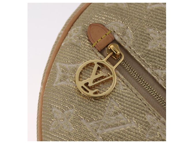 LOUIS VUITTON Monogram Laminated Jacquard Loop Bag Gold M22928 LV Auth 206273SAM Golden - Ansicht 30
