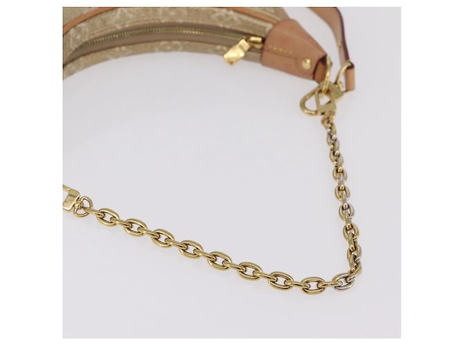 LOUIS VUITTON Monogram Laminated Jacquard Loop Bag Gold M22928 LV Auth 206273SAM Golden - Ansicht 7