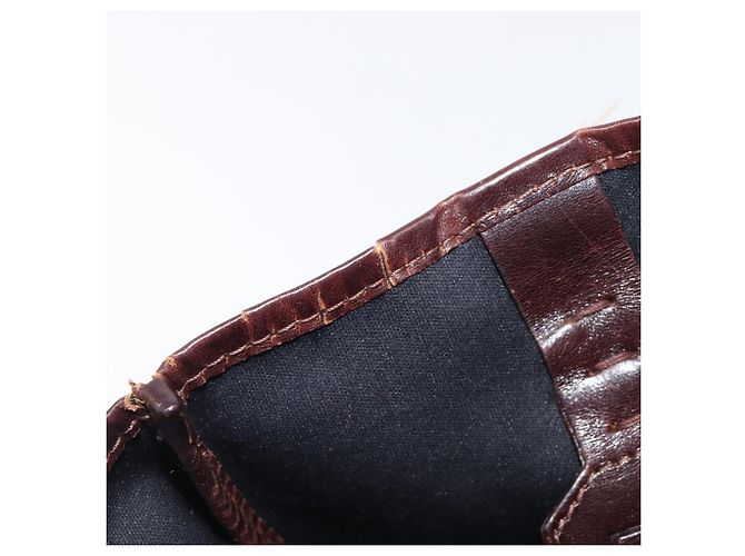 Bolso de mano FENDI Zucca Canvas Marrón Auth mr3027 Castaño - vista 12