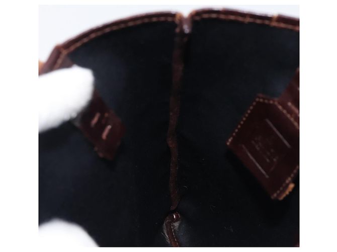 Bolso de mano FENDI Zucca Canvas Marrón Auth mr3027 Castaño - vista 22