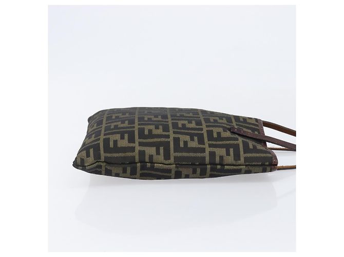 Bolso de mano FENDI Zucca Canvas Marrón Auth mr3027 Castaño - vista 3
