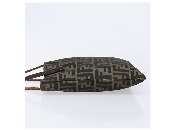 Bolso de mano FENDI Zucca Canvas Marrón Auth mr3027 Castaño - vista 4